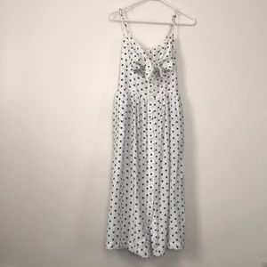 Black and White Poka-Dotted Dress